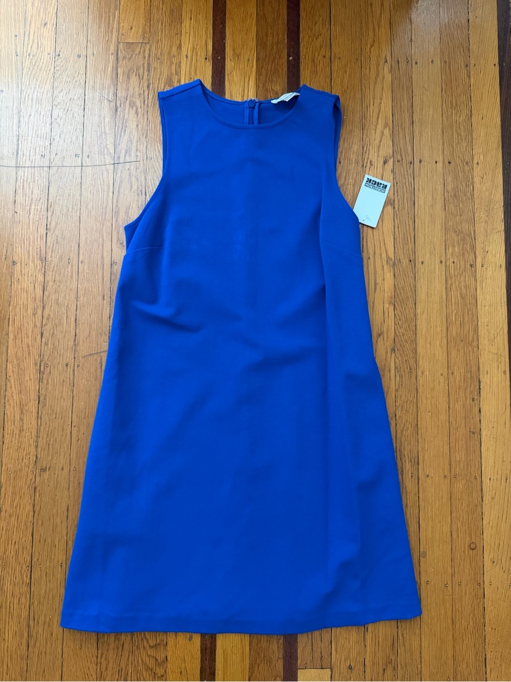 NWT Nordstrom shift mini dress bright blue S Small pockets